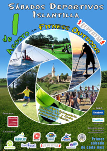 Fitness outdoor el 1 de agosto en Islantilla.