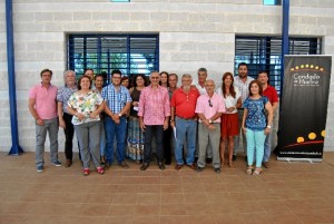 Miembros de la Junta saliente de la Mancomunidad de Desarrollo Condado de Huelva.