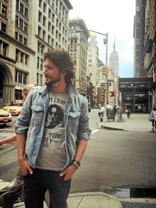 Manuel Carrasco, en Nueva York, donde ha grabado su próximo disco.