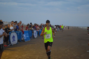 La playa del Albergue fue el punto de partida.