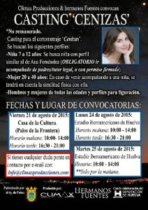 Cartel del casting.