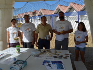 Algunos de los participantes en la actividad.