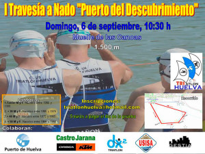 Cartel de la prueba organizada por el CD Triatlón.