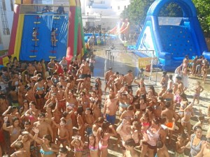 Los más jóvenes han participado en la actividad del 'Día del agua'. 