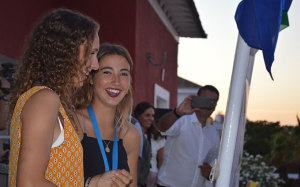 Marta y María Jesús, felices durante la recepción. / Foto: J. Viguera.