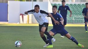 Un momento del partido Portimonese-Recre. / Foto: www.recreativohuelva.com.