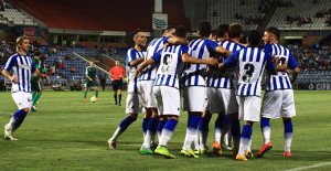 El Recre espera abrir la Liga dando una alegría a sus aficionados. / Foto: Josele Ruiz.