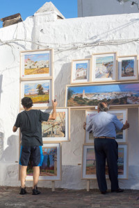 Los artistas mostrarán durante dos días sus creaciones en Ayamonte.