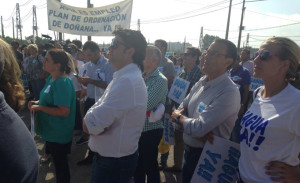 Ignacio Caraballo, en la manifestación.