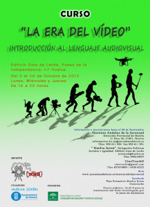 Cartel del curso La Era del Vidio 2015.