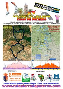 Cartel anunciador de la esperada prueba ciclista de Paterna del Campo.