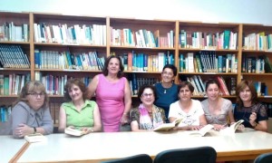 Miembros del Club de Lectura de Encinasola.