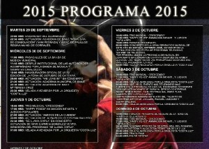 Programación de la Feria de Octubre de Cartaya.