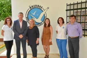 Visita a la Asociación de Autismo de Huelva 'Ánsares'.