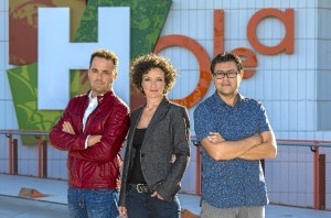 Dani Mantero, Rocío Brito y César López forman el jurado del talent show.