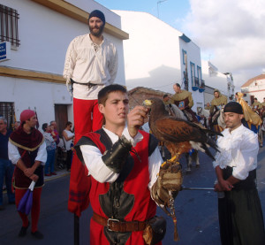 La cetrería estará presente en el Mercadillo.