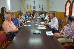 Reunión para abordar el proyecto del Museo dedicado a Martín Alonso Pinzón.