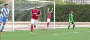 Arthuro marcó en el primer balón que tocó. / Foto: Captura tv.