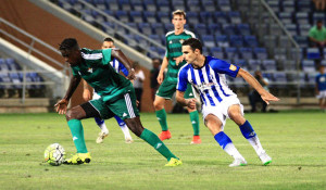 Antonio Núñez regresa a la convocatoria tras perderse el partido liguero del domingo por sanción. / Foto: Josele Ruiz.