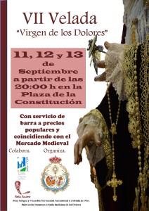 Cartel de la VII Velada 'Virgen de los Dolores'.