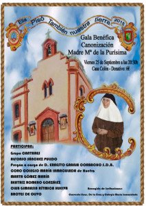 Cartel de la gala.