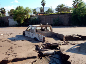 Inundaciones del pasado 25 de marzo en Chile.