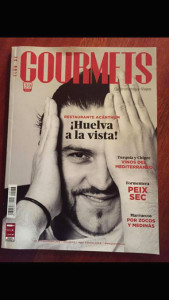 Elías, portada de la revista 'Club de Gourmets'.