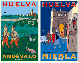 Carteles de El Andévalo y Niebla.