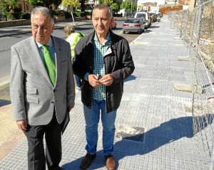 Visita a las actuaciones que se están llevando a cabo en Bonares. 