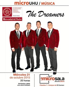 'The Dreamers' actúa este miércoles 21 de octubre en la MicroSala UHU.