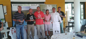 Los ganadores de la última prueba del Circuito Atlántico de Golf.