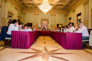 Sesión plenaria del Ayuntamiento de Huelva. / Foto: Cinta García.