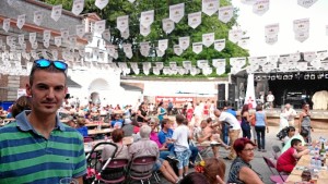 Fiesta rociera en la ciudad belga de Vilvoorde.