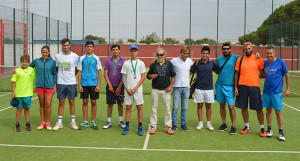 Cuadro de honor del I Torneo de Tenis 'Fair Play' de Punta Umbría.