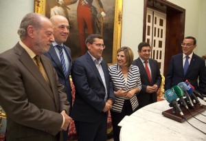 Reunión de representantes de las diputaciones andaluzas.