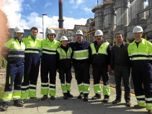 Equipo de Seguridad en Parada ENCE 2014.