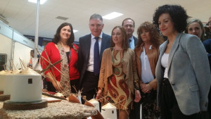 Autoridades asistentes a la inauguración de la Feria El Granado.