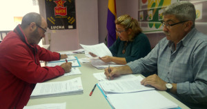 El Grupo Municipal de IU en el Ayuntamiento de Huelva.