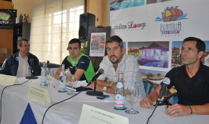 Un momento de la presentación de la XIII Ruta Cicloturista-Ciudad de Isla Cristina, Memorial 'José Cañavate'.