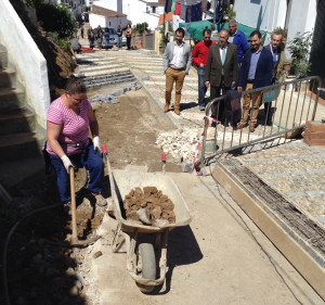 Obras del Profea en el municipio de Aroche.