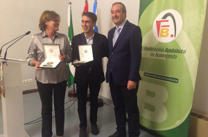 Los protagonistas de la presentación del Campeonato de baloncesto que se celebrará en Huelva del 16 al 18 de octubre.