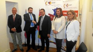 El alcalde de La Palma se encuentra en París con el Secretario General de la Cámara de Comercio de España en Francia, José Manuel Escoín Cano.