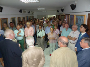 Acto de apertura de la muestra.