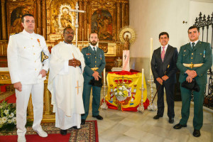 Misa en la parroquia de las Angustias de Ayamonte.