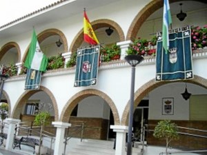 Fachada del Ayuntamiento de Lepe. 