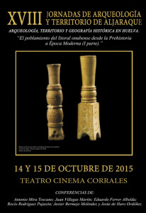 Cartel de las Jornadas de Arqueología y Patrimonio de Aljaraque.