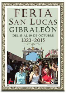 Cartel de la Feria de Lucas 2015 de Gibraleón.