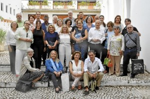 Foto de familia de los coleccionistas participantes.