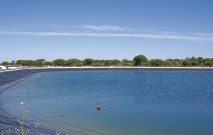 Balsa de Lucena del Puerto.