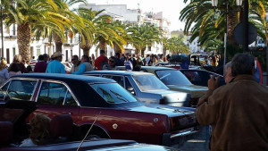 Numero público acudió a la I Feria del Automóvil y Maquinaria Agrícola de Bollullos.